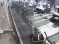 kid rides a conveyor belt