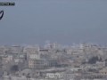 Russian jet drops cluster bombs on Aleppo Syria