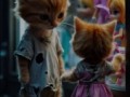 Котенок зарабатывает на подарок