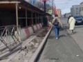 На Московском проспекте укладывают новый асфальт.