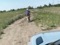 Панарин на мотоцикле