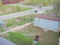 В красном, видать, хозяин