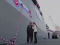 В КНДР новый эсминец повредился прямо на глазах у Ким Чен Ына и его дочери