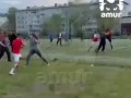 Массовую драку на школьном стадионе устроили мигранты в Амурской области.