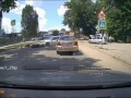 Долго он мопедиста поджидал