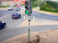 Показал класс этому тошноту на учебной машине